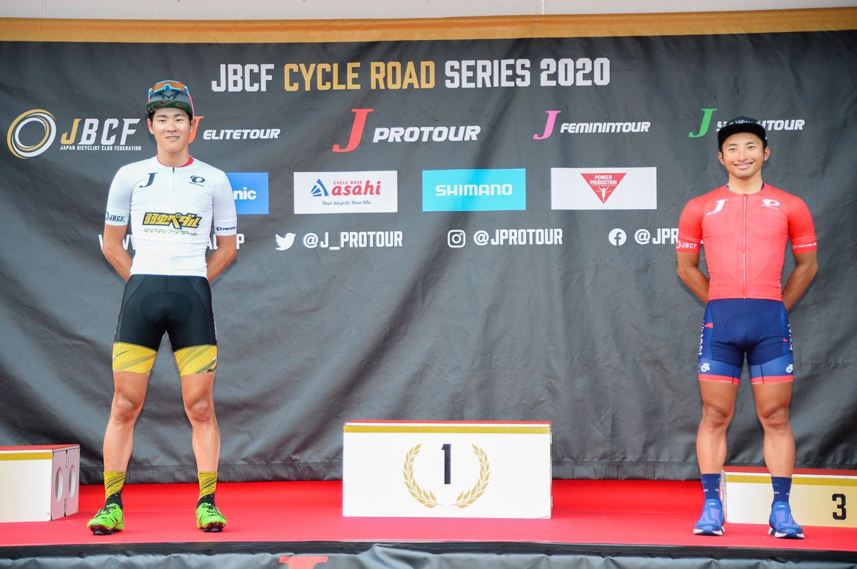 Jプロツアーリーダーは山本元喜（KINAN Cycling Team）、U23リーダーは織田聖（弱虫ペダルサイクリングチーム）